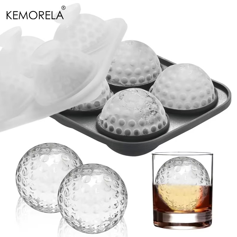 Coaster Mold Round - Eiswürfelform aus Silikon mit Deckel, Runde