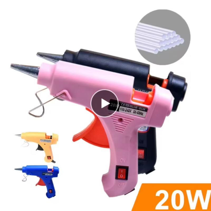 Heat Gun Small - 20 W EU-Stecker-Klebepistole. 30 Stück/10 Stück