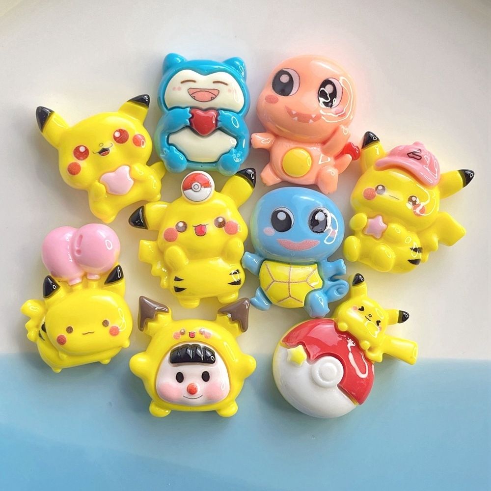 Resin Craft Material - Neue DIY-Bastelmaterialien für Cartoon-Pokémon, Harz-Accessoires, kleine