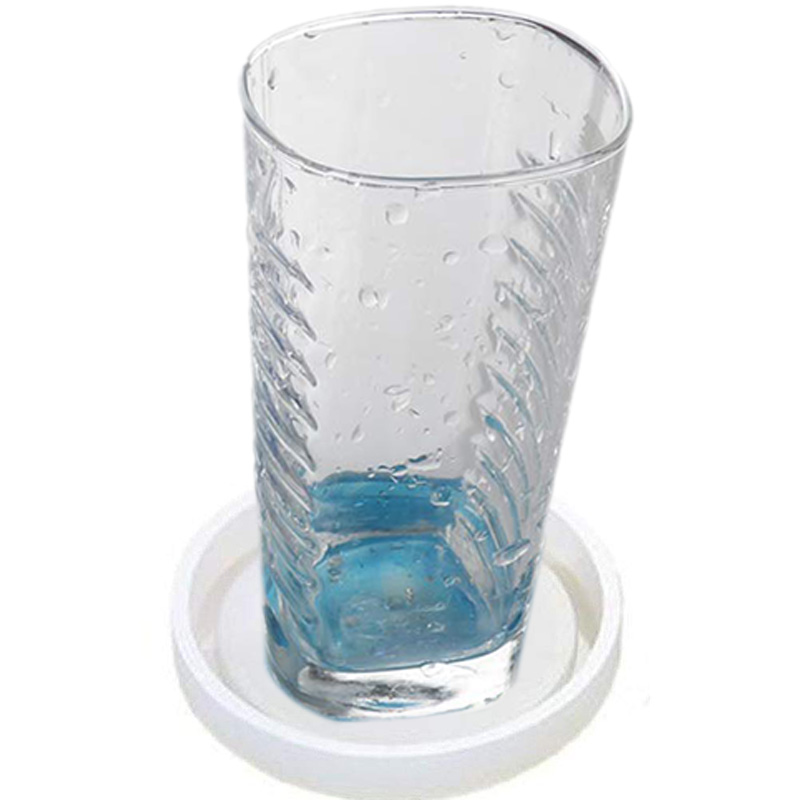 Coaster Mold Round - 3er-Pack große DIY runde Untersetzer-Silikonform, Durchmesser