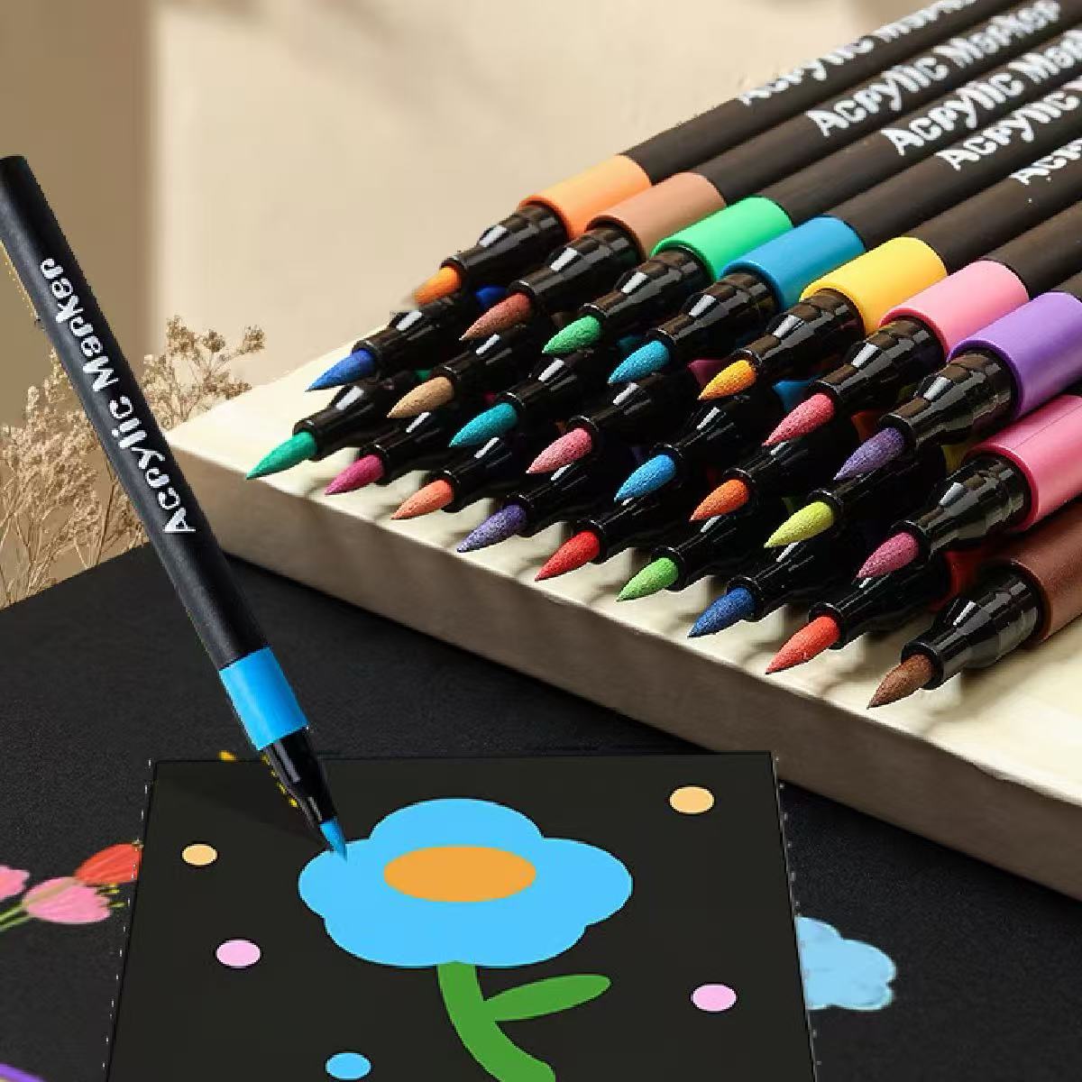Copic Marker Classic - 12/24/36 Stück Acryl-Marker mit weicher Pinselspitze,