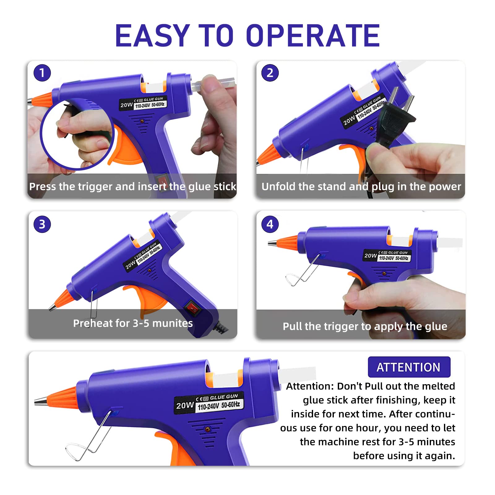 20W Hot Melt Kleber Pistole Ha – Heat Gun Small Bewertung und Preis