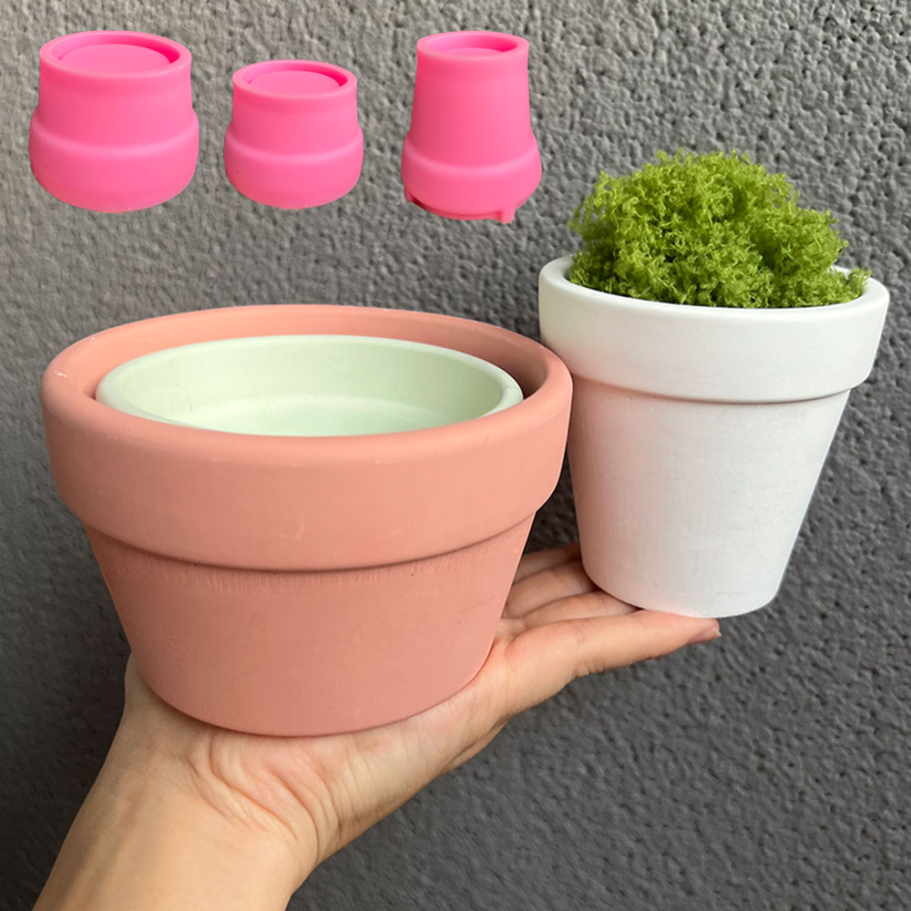 Große Beton Blumentopf Silikon – Coaster Mold Round Bewertung und Preis