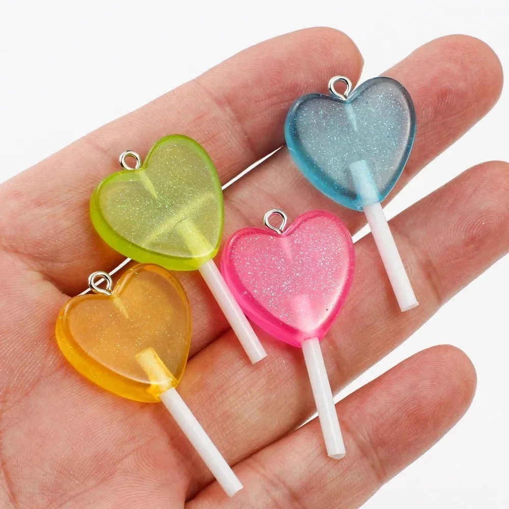 10 Stück Kawaii Glitzernde Her – Resin Craft Material Bewertung und Preis
